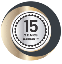 15 Years Warranty